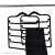 Import 5 Layer Anti-Slip Scarf Flocking Clothes Trouser Plastic Hanger from China