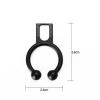 #5 semicircle decorative metal zipper puller,various zipper slider