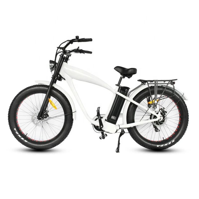 500W fat tire bike beach bike cruiser electric bicycle 48v15ah lithium battery electric mountain bike