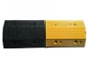 50*35*5cm Anti-Uv High visibility Yellow &amp; Black road speed ramp/ Rubber Plastic Speed Bump for Safety Traffic
