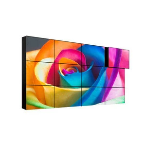 55 inch 2x2 2x3 LED backlight indoor LCD VIDEO WALL with samsung seamless ultra narrow bezel panel 1.7mm for advertising display