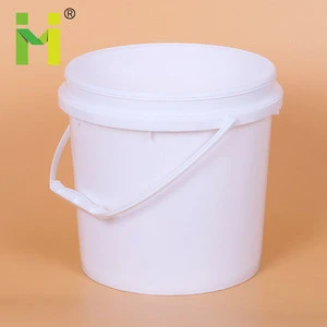 5L small plastic paint pail bucket with lid
