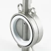 6 inch 4 inch ptfe stainless steel wafer butterfly valve handles