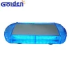 60W 12volt surface bolt mount blue lights police mini flashing light bar for motorcycle auto electrical system