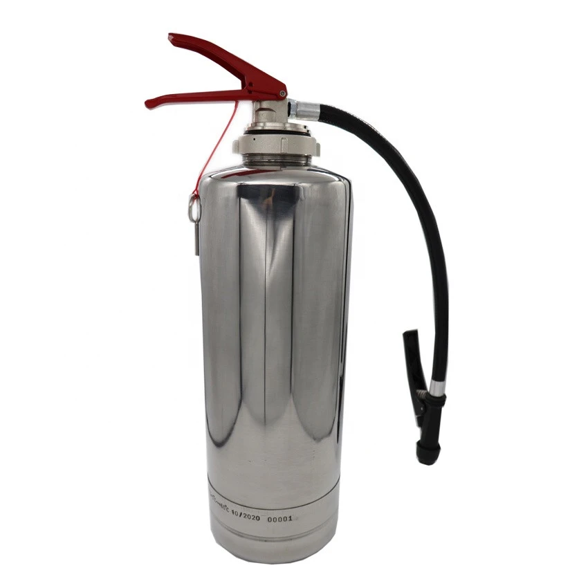 6kg Stainless steel dry powder fire extinguisher with co2 gas inside extintor