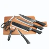 6pcs non-stick coating royalty swiss line knife set, classic royal kitchen line switzerland knife set