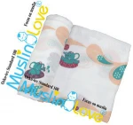 70% Bamboo Rayon 30% Cotton 2-Ply Muslin Swaddle