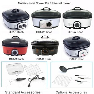 8 in 1 multi cooker steam /boil /fry / stir-fry/ stew/ braise/ fondue /deepfry / slow cook electric multi cooker pot
