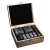 Import 8 Whisky Stones with 2 Whiskey Glasses Tongs Wooden Gift Box Reusable ice wine stone wooden box set from China