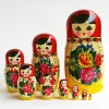 9 pcs Classic Semenov Matrioshka, hand painted traditional Russian product, 2 color goods for souvenir shop, MC09