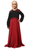 9049 Hot 2023 Beautiful Silk classic style beautifully designed flower kids girl muslim long dress daily wear