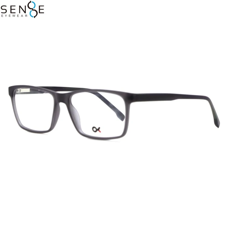 93225 CE glasses black  Acetate frame glasses PC lens optical eyewear glasses