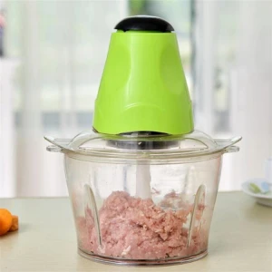 AA187 Multifunctional Food Processor Electric Blender Chopper Household Meat Slicer Cutter 2L Automatic Powerful Meat Grinder