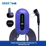 ABAH Hot sale 7kw Wall Mounted Charging Pile European American Standard New Energy Portable Charging Gun