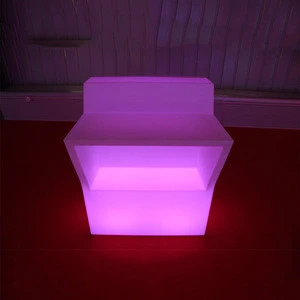 Acrylic led bar furniture for sale modern led bar counter RGB colorful bar table furniture