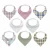 Import Adjustable 100%  Cotton pack Absorbent baby bandana bibs, modern trendy printing baby bibs from China
