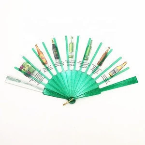 Advertising promotional type plastic hand fan plastic crafts