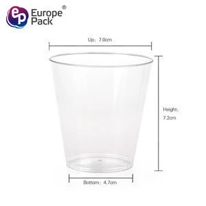  hot sale 5oz transparent disposable airline plastic cup