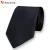 Aliexpress Ebay Selected Man 100% Real Silk Handmade Solid Black Neck Tie