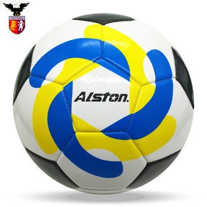 ALSTON Official Size 5 Machine Stitched PVC Soccer Ball Custom Football Soccer