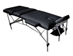 Aluminium 3 Section Portable Folding Massage Table Facial SPA Tattoo Bed