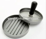 aluminium manual burger press hamburger press meat tool