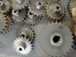 Aluminum oxidizing gears