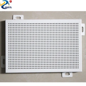 aluminum perforated metal wall fence panels decorative