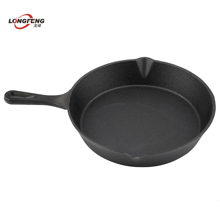 Amazon best nonstick skillet small round cast iron bbq egg frying pan