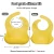 Import Amazon Best Selling Adjustable Customized Logo Food Feeding Silicone Baby Bib from China