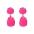 Import Amazon Explosion Simple Classic Style Neon Colorful  Rhinestones Resin Earring Jewelry from China
