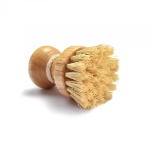 Amazon Hot Sale Bamboo Handle Cleaning Kitchen Brush