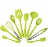 Amazon Hot Selling Wholesale High Quality  Non-Stick Kitchenware 10 Sets Tools Silicone Kitchen Utensils