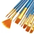 Import Artist Paint Brush Set,10 Pcs assorted brushes with Portable Carrying Case from China