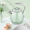 Asia Popular Chassis Heating 304 Stainless Steel Classic Retro Portable Electric Kettle