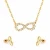 Import ASONSTEEL Charms designer jewelry 18k Gold Plated Stainless Steel Necklace and Earring Jewelry Set for Kids from China