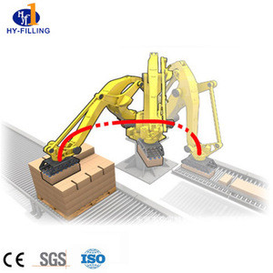 Buy Automatic Carton Box Case Palletizer Palletizing Robot Machine ...