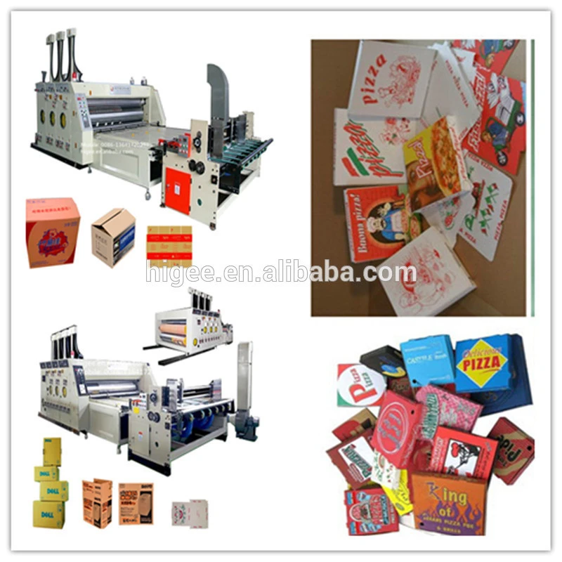 Automatic corrugated cardboard pizza box making machine carton box making machine prices, machine making carton box