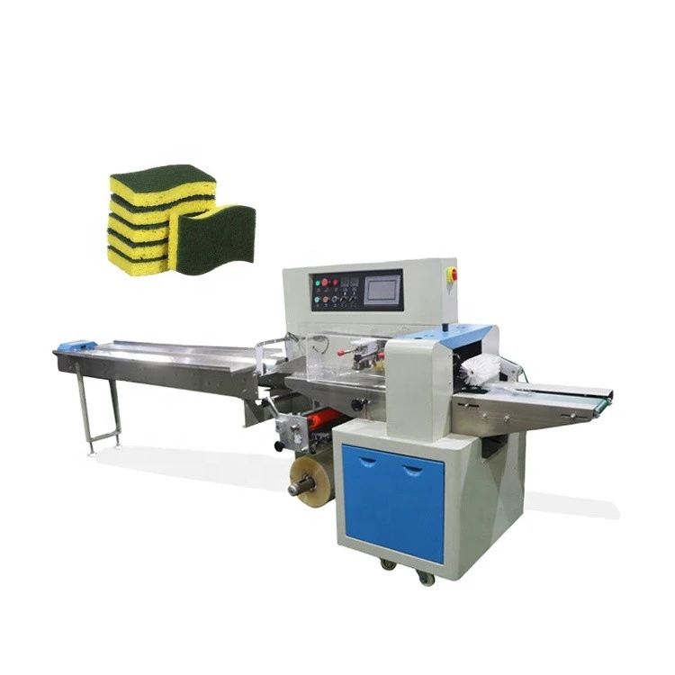 Automatic Flow Cleaning Sponge and Scouring Pad Packing Machine