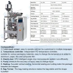 Automatic Sauce Pouch Filling and Packaging Machine Tomato Ketchup Sachet Paste Packing Machine