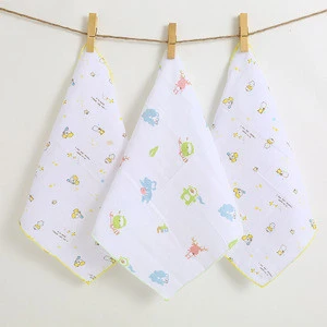 AWDP wholesale gauze infant handkerchief muslin soft baby handkerchief cottons