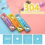 Baby daily necessities supply baby feeding spoon and forks set