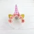 Import Baby Unicorn Horn Hair Hoops Rose Flower Headband Glitter Animal Ears Birthday Hair Accessories from China