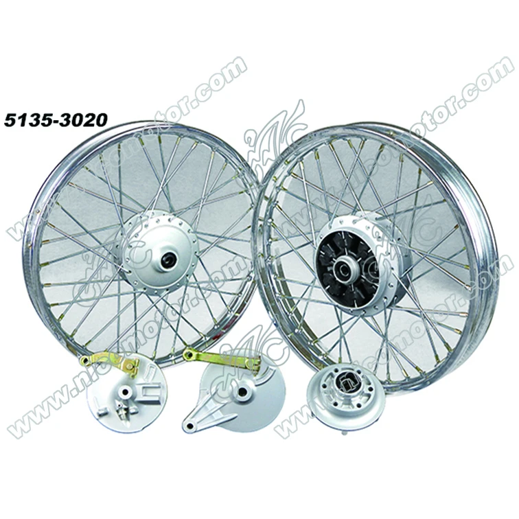 BAJAJ BOXER BM100 chrome alloy wheels