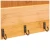 Import Bamboo Wall Mounted Mail Organizer Multi-Purpose Letter Holder Key Rack Organizer For Entryway from China