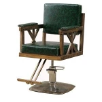Barber Chair With Foot Rest Salon Chairs Styling Barbearia Men Furniture Chaise Coiffure Hydraulic Parts Black And White