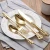Import Baroque Style Royal Stainless Steel Gold Flatware Set, Gold Cutlery set for Wedding from China