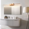 bathroom wall lamp 100-240V 12W 750lm vanity mirror led light Brushed gold IP44 Aluminum led light fixtures residential