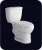 Import Bathroom Washdown Two Piece Toilets Bowl Pedestal Basin Ceramic Toilet Set from China