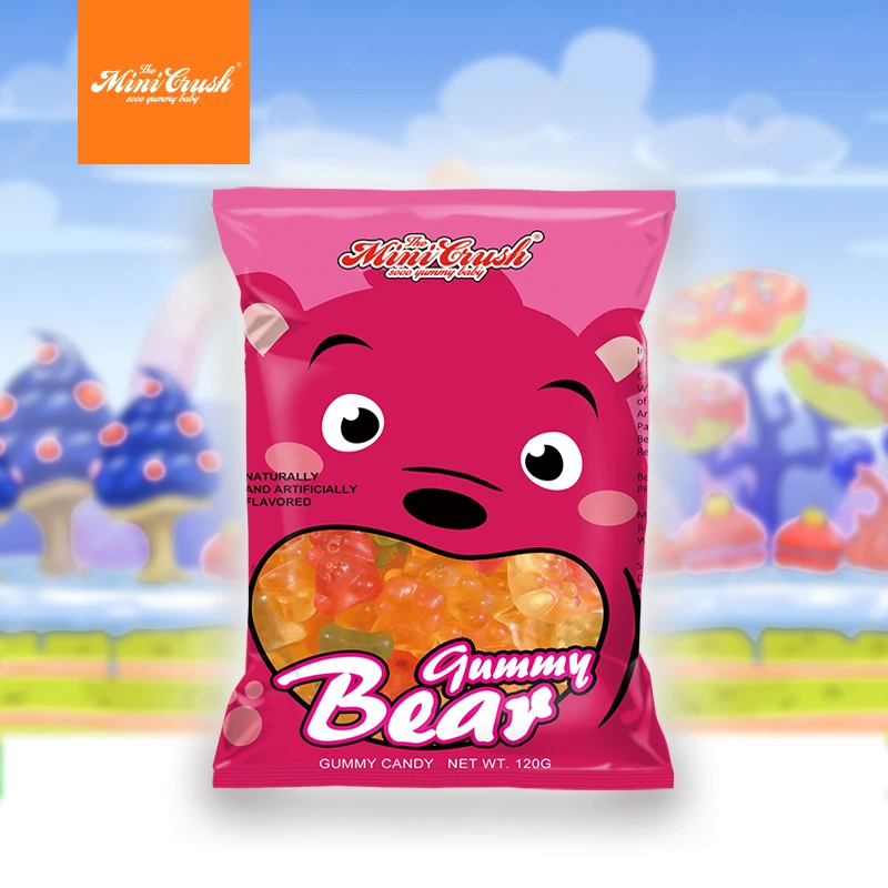 Bear shape Sweet Fruit halal gummy candy